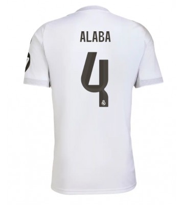 Real Madrid David Alaba #4 Hjemmebanetrøje 2025-26 Kort ærmer